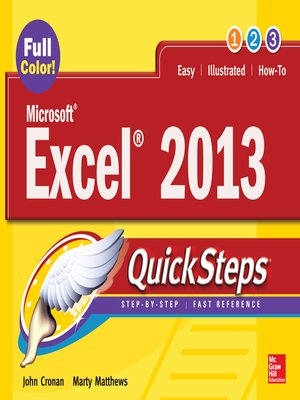 cover image of Microsoft Excel 2013 QuickSteps